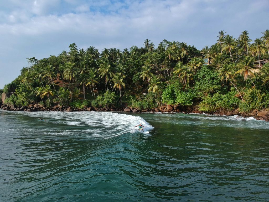 Surfing in Sri Lanka